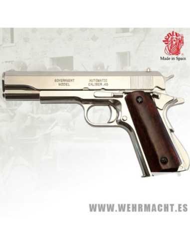 Colt .45 Government M1911A1 Chromada - Denix®